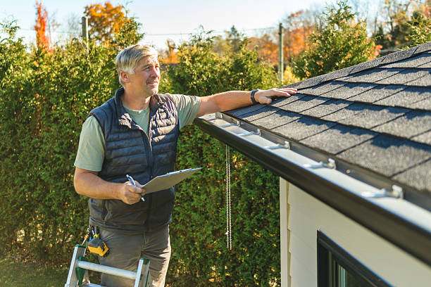 Professional Emergency Roof Repair technician working in Nevis, MN